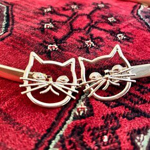 Gold Stretchy Cat Belt